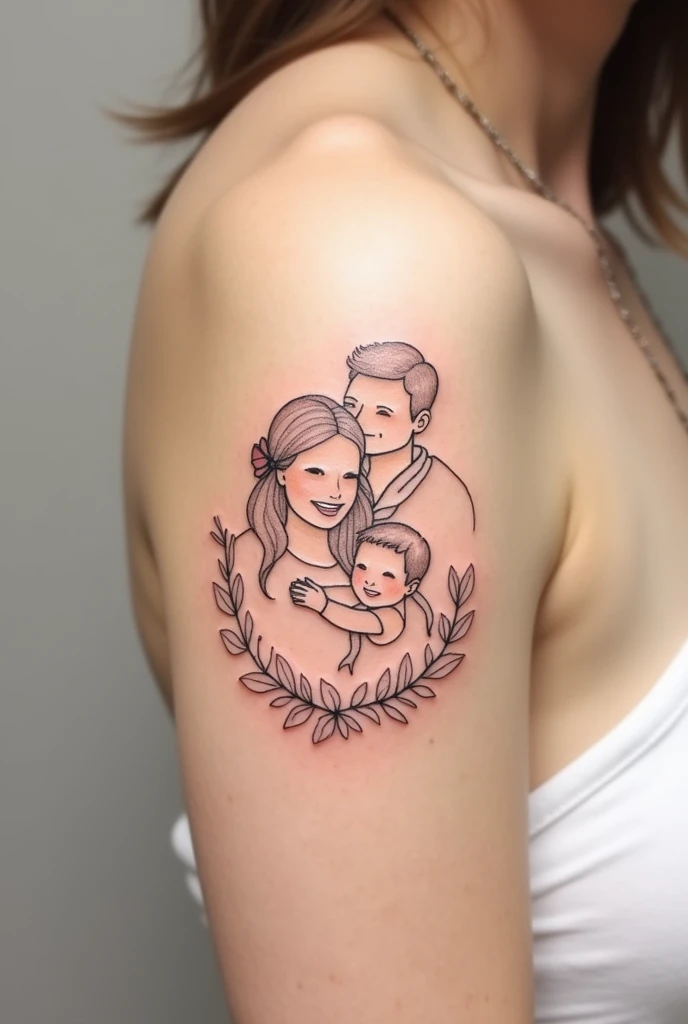 Pretty little family tattoo 