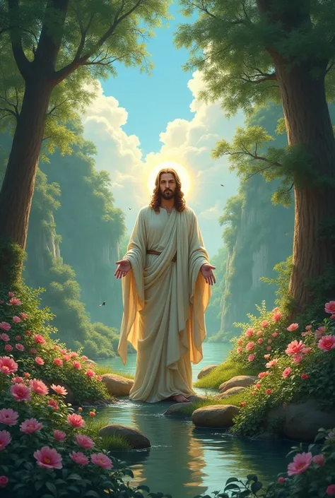 JESUS CHRIST IN THE GARDEN OF EDEN