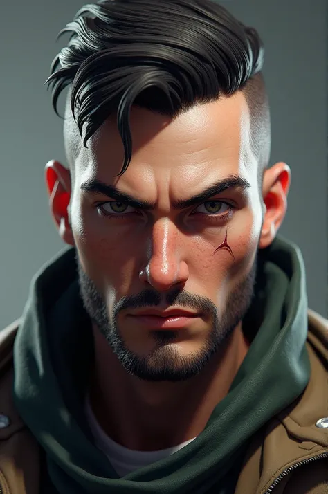 Free Fire Adam realistic TikTok profile picture 