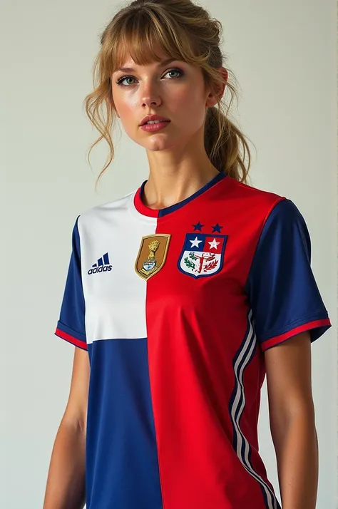 Taylor Swift wearing the Panamanian national team jersey