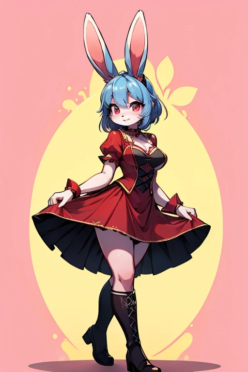 Female furry sara rabbit monster style 