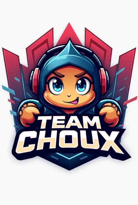 A logo for TeamChoux on the theme of gaming