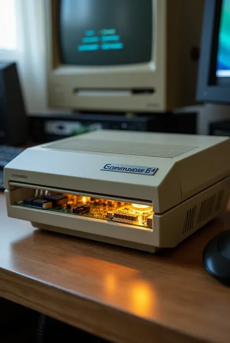 A Commodore 64 home computer built in 1982, serial number S00098302. Non-invasive examination of the hardware confirms that it has not been obviously modified and all parts appear to be from the original manufacturer.