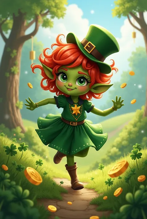 Leprechaun girl with the name of Abellaneth 

