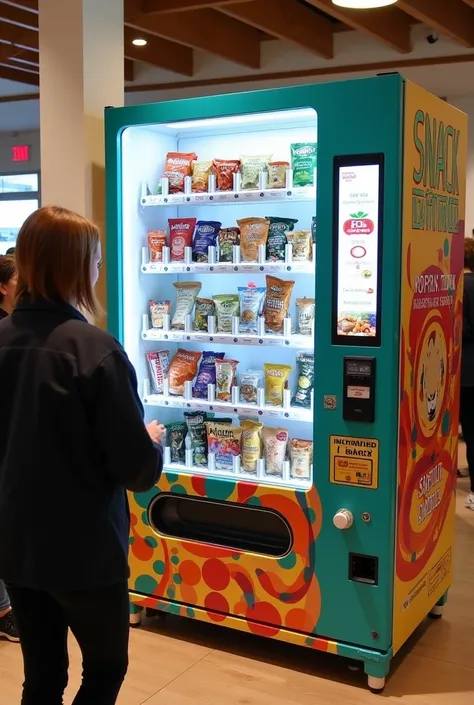 Launch event reaching out to local health clubs and school to promote a healthy“snack attack” vending machine 