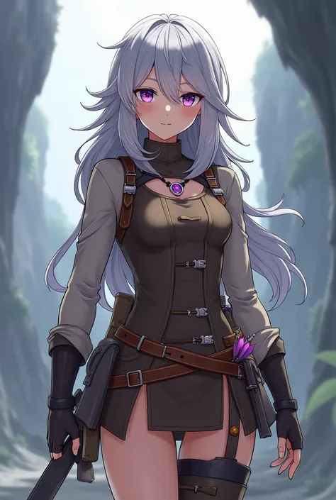  Freya is a young woman with silver hair who falls in soft waves up to her shoulders .  Her eyes are an intense violet ,  with a cold and calculating look . His athletic figure,  with subtle but firm curves , and his skin , slightly tanned,  stands out in ...