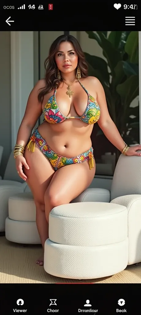 Big chest with brazilian bikini