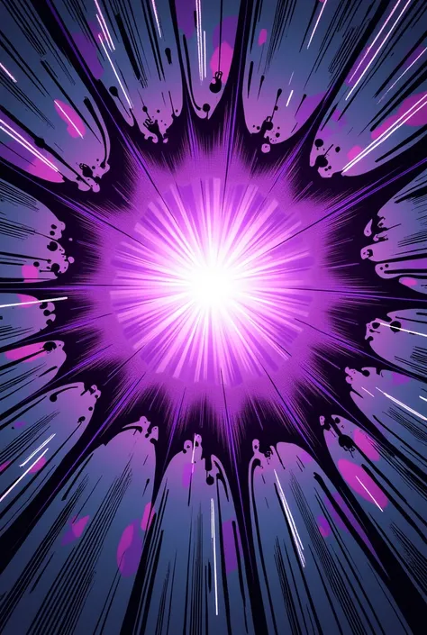 Purple Boom comic background