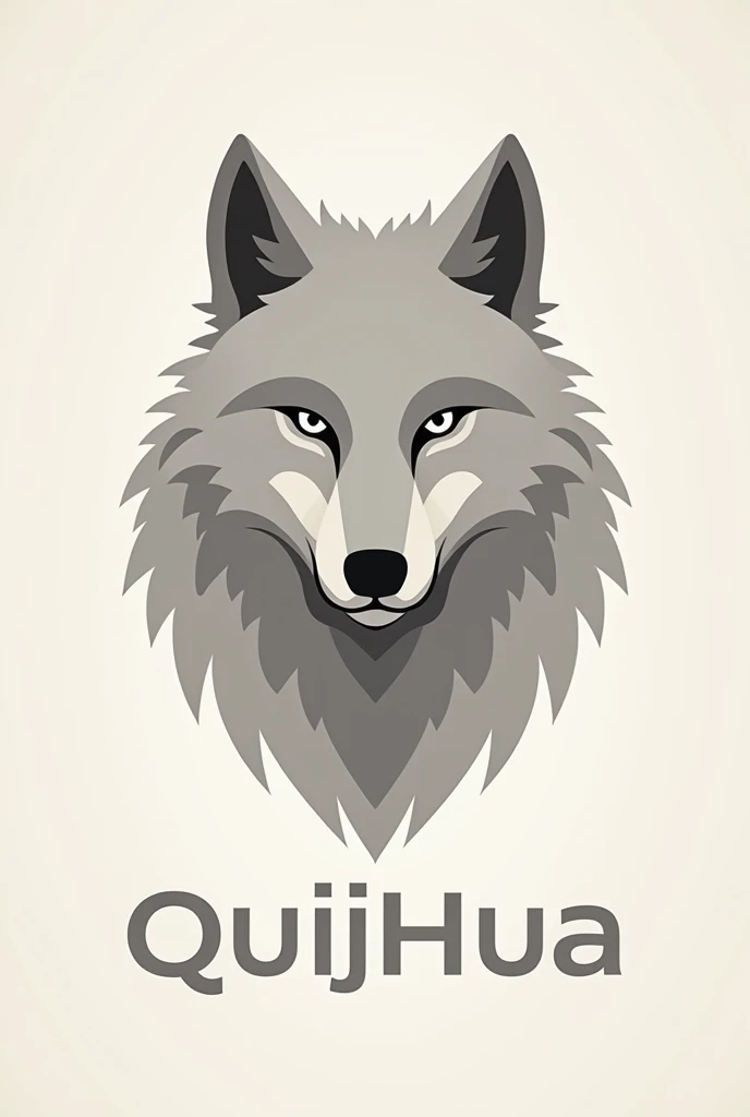 Logo that includes a wolf that looks like Liverpools animal and Chelsea the part of its structure, Keep it simple . Logo with the letter QUIJHUA 