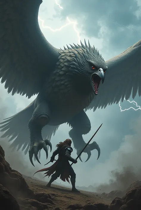 Big Falcon monster opposition man fight 