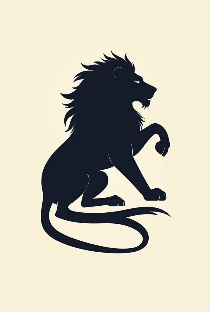 Logo for a youth church the silhouette of a lion 