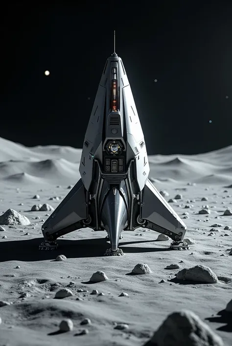 A futuristic manned lunar probe