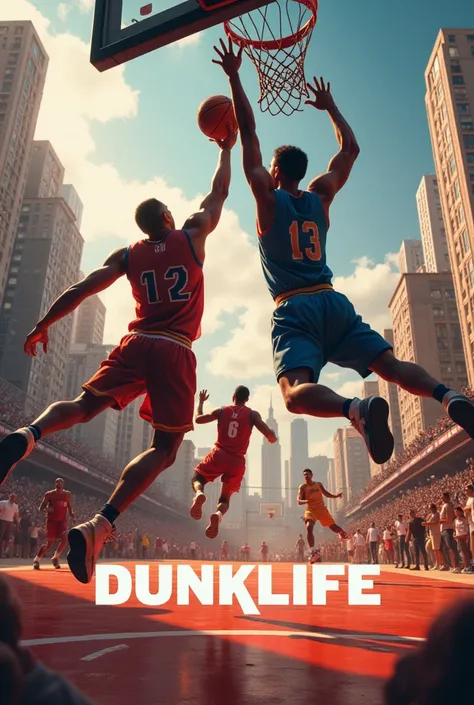 Basketball shots that say Dunklife

 