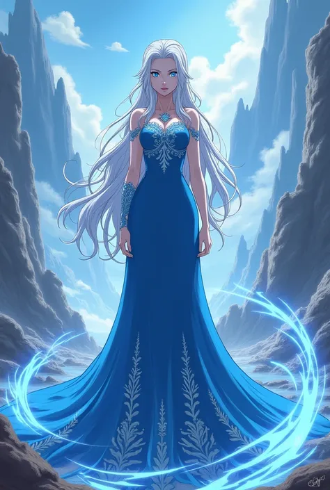 Draw Elsa from Fairy Tail.
