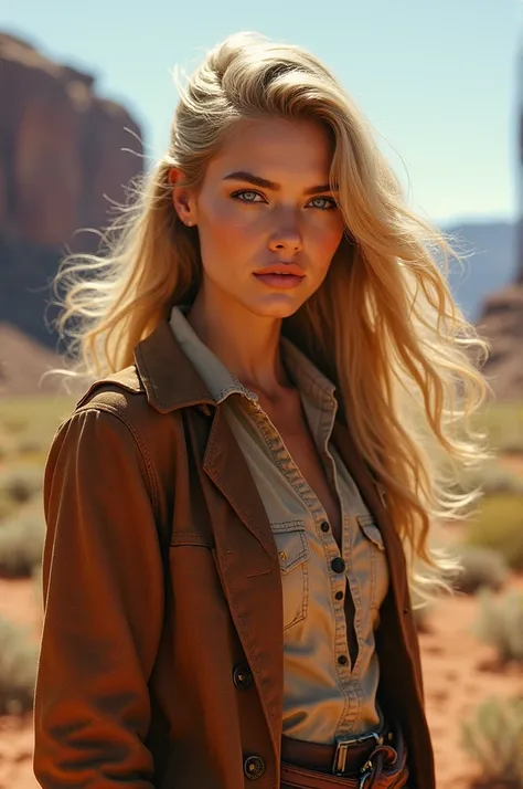 A beautiful western woman 