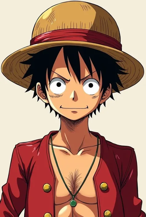 Luffy doesnt wear a straw hat, he wears a Vietnamese army mortar hat 