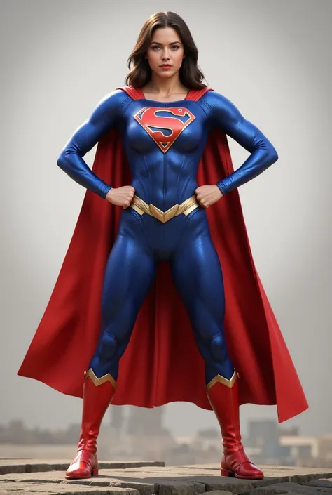 Superwoman，front，Standing，whole body