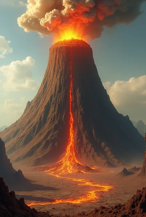 A poop volcano