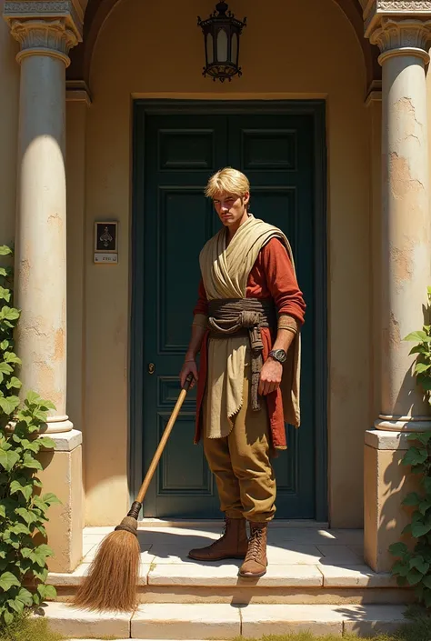 Dario I of Persia who sweeps on the porch at s of his life in 2024 do it blond and a little short blond