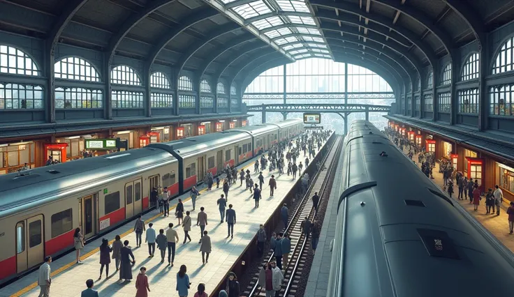 Railway station in japan 