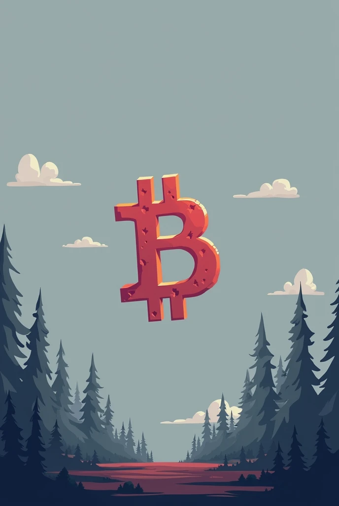 pixel bitcoin game grey background