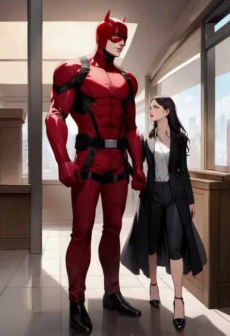  Two people who dont have a good relationship,Two people,Daredevil 