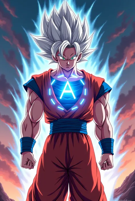 Atlas os logo in background goku ultra instinct high quality anime style 1366x768 display resolution  atlas os logo in middle search atlas os logo in online