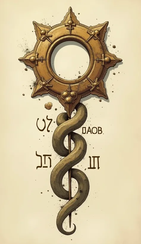 "Symbolic illustration: the name Jacob turning into Israel with Hebrew letters"