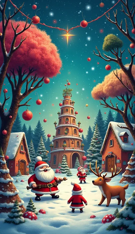 crazy christmas wallpaper 