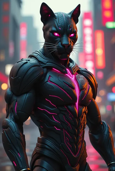 A Black Panther superhero, detailed costume, vibrant colors, advanced technology, Afrofuturism, cinematic lighting, dynamic pose, cinematic composition, dramatic camera angle, photorealistic rendering, 8k, ultra-detailed, masterpiece, intricate details, st...