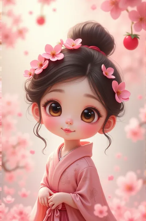 Adoption art, CUTE LITTLE CHERRY GIRL