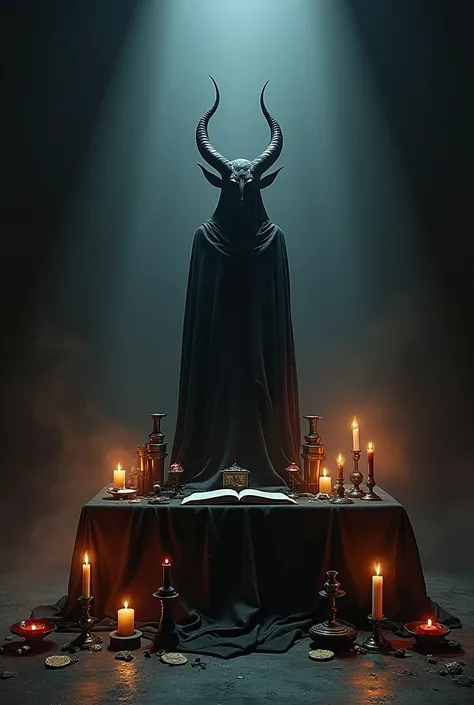 Simple and realistic Altar to the Devil