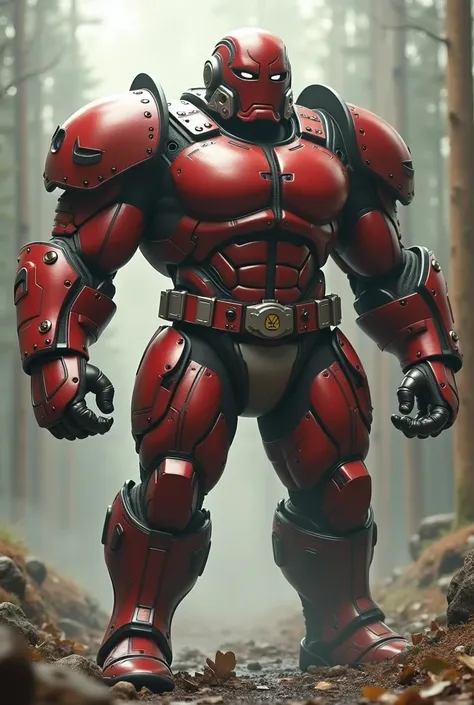 Helmet as identical as possible to that of the Juggernaut from Marvel Comics, covering almost the entire face