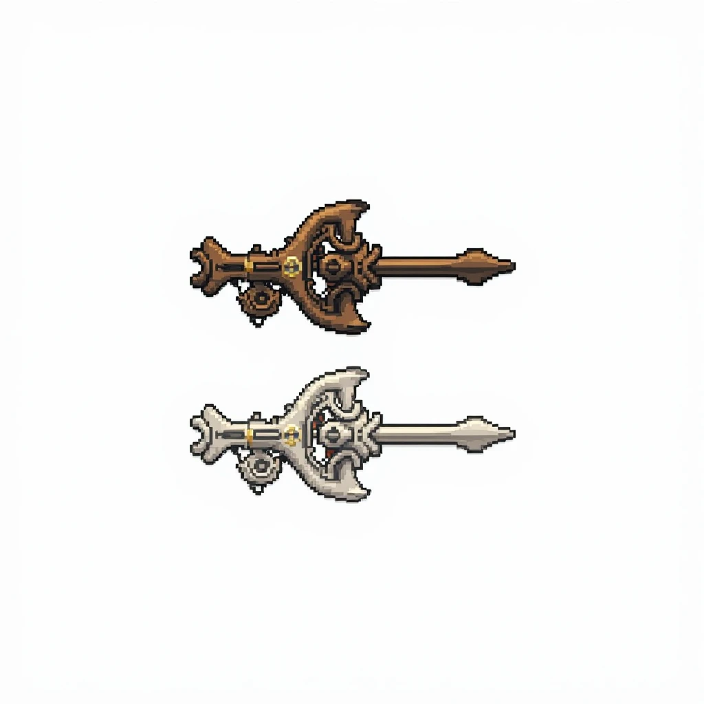 a close up of a pixel gun and a pixel gun, weaponry concept designs, weapons concept art, weapon design, weapon concept art, war blade weapon, fantasy weapon, rpg game item, weapons, fantasy rpg weapon art, glaive, warcraft blizzard weapon art, weapon, ste...