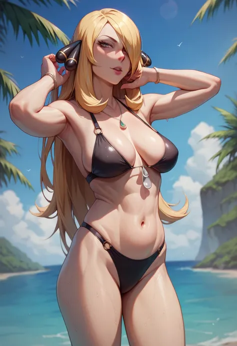 Cynthia, swimsuit 