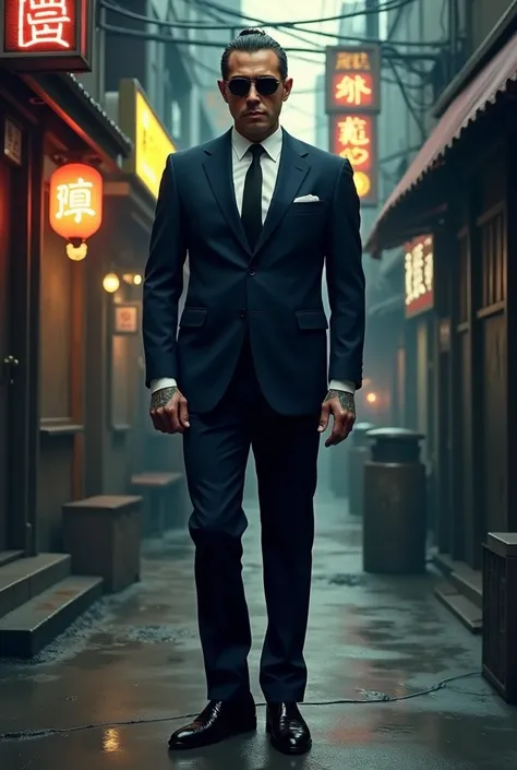 Yakuza with Sunglasses and Dress Shoes Art