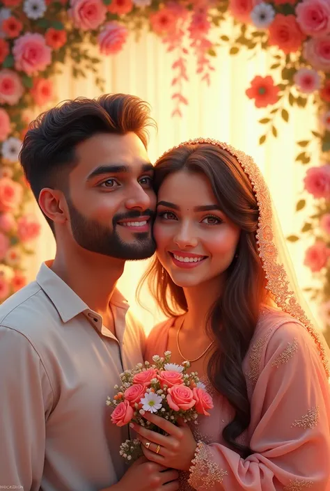  banner faiza and fahad happy Wedding anniversary 