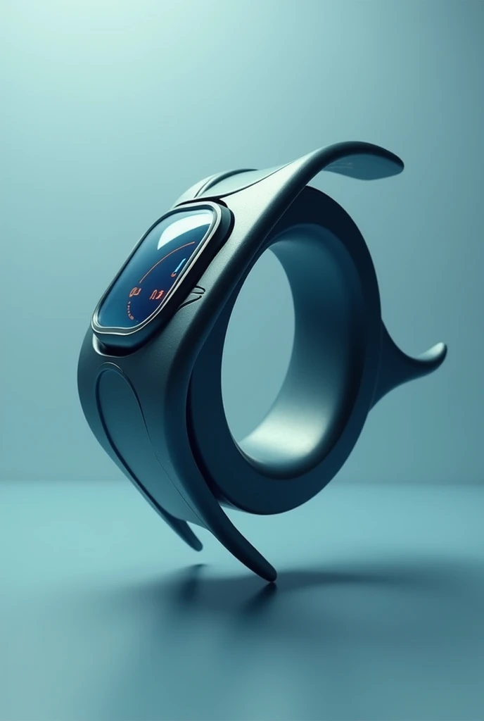 Water resistant wrist watch in the shape of a mantaraya