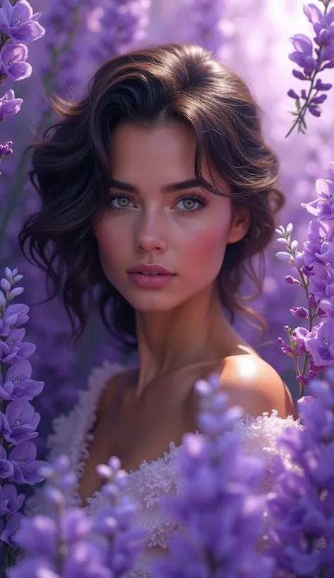 Crie mulher flowers, purple aesthetic,uma mulher linda ,determinada