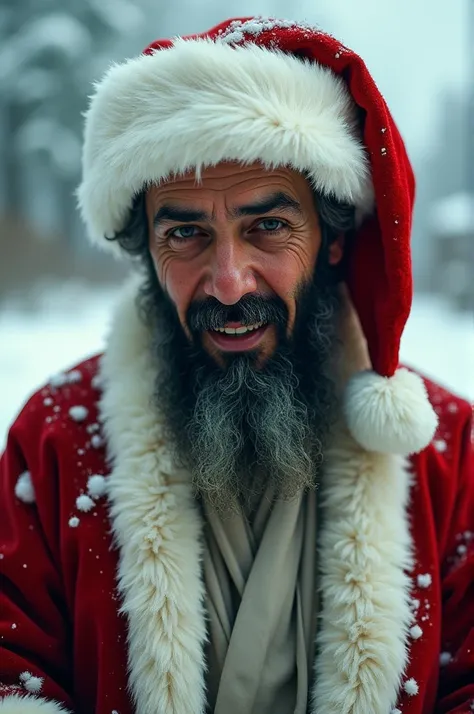 Make Osama BinLaden dressed as Santa Claus