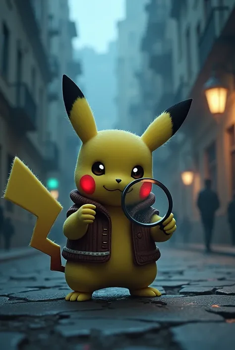 1. appearance:  Pikachu is a small   ,  franchise,   fluffy yellow Pokémon   .    He has a round head with big black eyes and long ears with black tips  .    His cheeks are bright red   , and they glow   ,    at night when it uses its electrical abilities ...