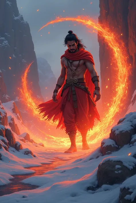 
To gain control of the Crimson Flame, Agni a young man must travel to the Frozen Wastes, an icy region where fire magic has no power. Indian fantasy