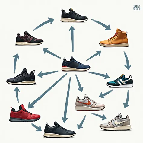  Shoes and Creative Process of a Footwear Collection 
Sneakers 

Definition {x} to make a good concept map image of good quality and that can be read with this information Concept Map: Zapatillas y  Selection of a color palette and materials  
Zapatillas 
...