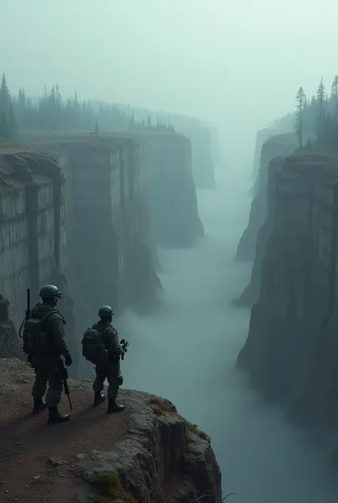 La Gorge est un gigantesque canyon qui fais plus de 850 mètres de largeur et plus de 500 kilomètres de longueur. Depuis le bord du canyon on napercoit pas le fond à cause de lépais brouillard qui sy trouve. Aux deux extrémité du canyon des murailles en bét...