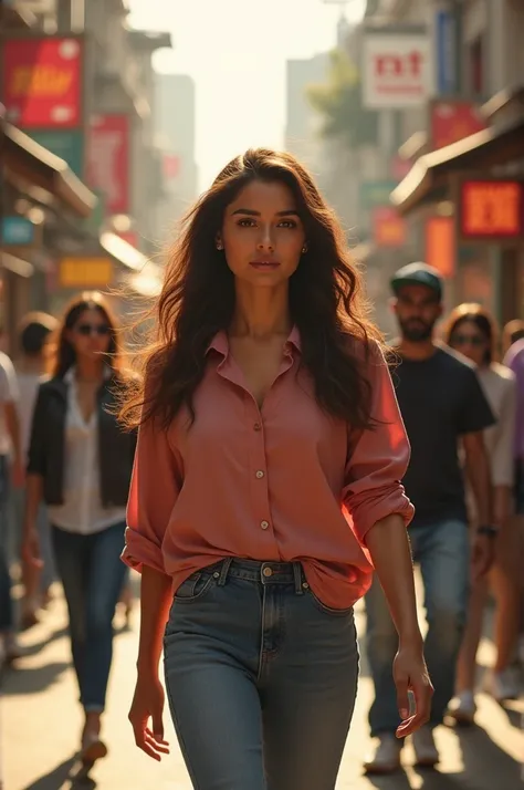 Alia bhatt walking in street