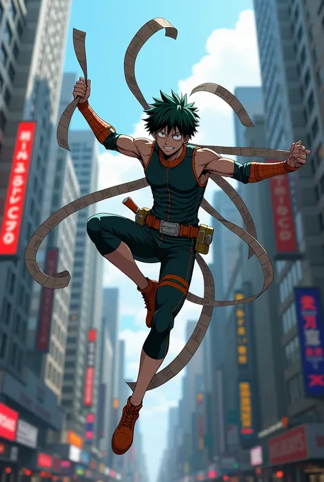 Sero hanta dans mha dans un style réaliste 