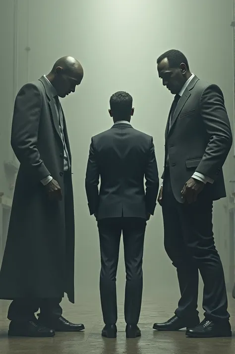 There are three people: one is intelligent, and the other two are looking down on him, acting as negative influences. The image should be in a 16:9 aspect ratio. Me image size 16:9 .
Video 

