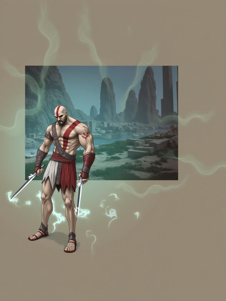 Make this  look like Kratos 