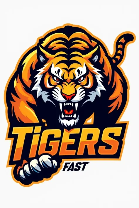  create the logo of a team called  "Tigers Fast"