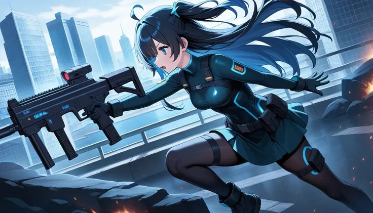 Electronic data combat weapon girl to be restored 